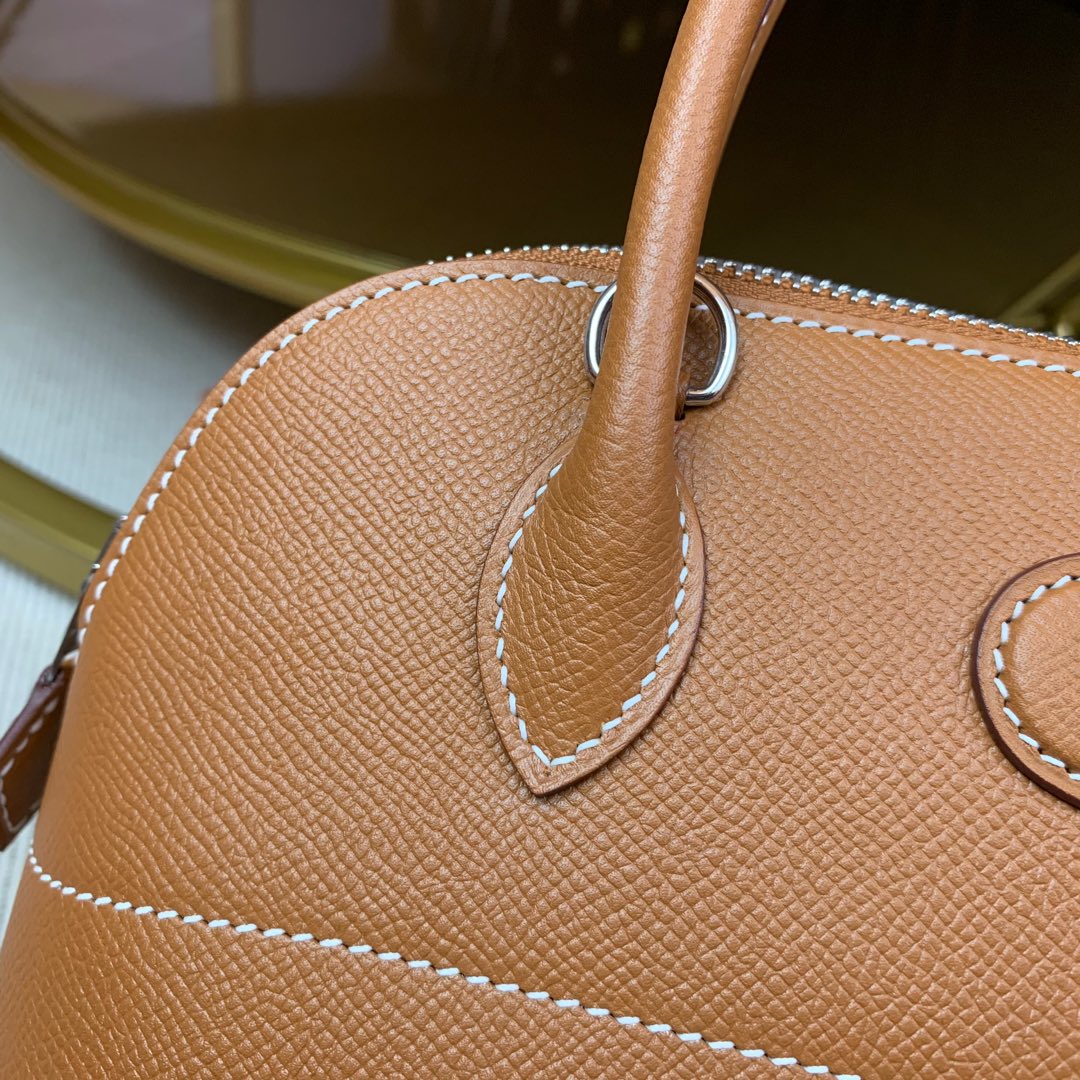 에르메스 볼리드27 골드브라운 은장 앱송